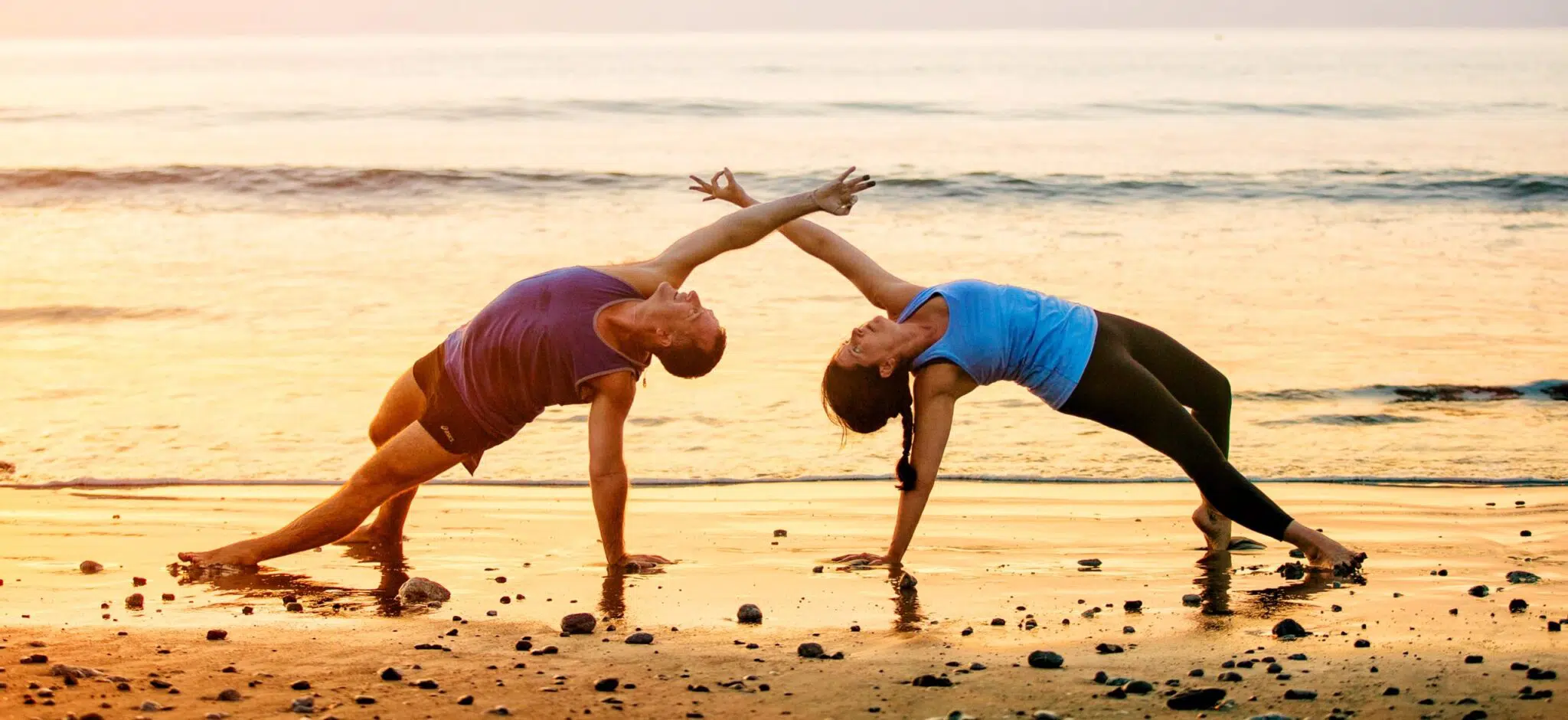 The greatest yoga poses for two people.